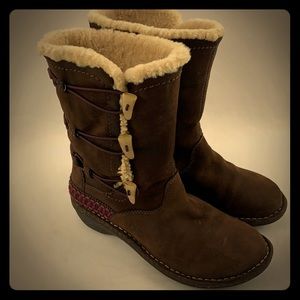 UGG 5156 Women 6 Moccasin Kona Leather Fur boot
